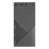 GEMBIRD OBUDOWA FORNAX K170 MINI-TOWER (1X USB 3.1, 2X USB 2.0, 1X USB TYP-C, CZYTNIK KART, 2X MINIJACK) CZARNA