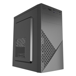 GEMBIRD OBUDOWA FORNAX K170 600W 80PLUS BRONZE MINI-TOWER (1X USB 3.1, 2X USB 2.0, 1X USB TYP-C, CZYTNIK KART) CZARNA