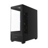 GEMBIRD OBUDOWA FORNAX X550 AQUARIUM MIDI-TOWER (2X USB 3.1, 1X USB TYPE-C) 3X FAN, CZARNA