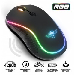Spirit of Gamer PRO-M9 myszka Gaming Oburęczny RF Wireless Optyczny 4200 DPI