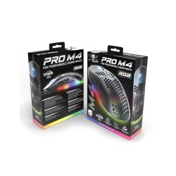 Spirit of Gamer PRO-M4 DARK myszka Gaming Po prawej stronie USB Typu-A Optyczny 12800 DPI