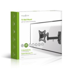 Nedis TVWM1510BK uchwyt do telewizorów 68,6 cm (27") Czarny