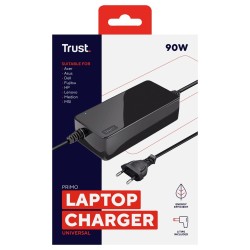 Trust Primo adapter zasilający/ inwentor Wewnętrzna 90 W Czarny