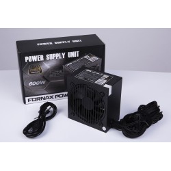 GEMBIRD ZASILACZ KOMPUTEROWY PSU80P-BBP-600 80+BRONZE ATX, 600W, AKTYWNE PFC, 12CM WENTYLATOR