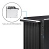 Chieftec Midi Tower BS-20B-OP, Schwarz o.NT Czarny