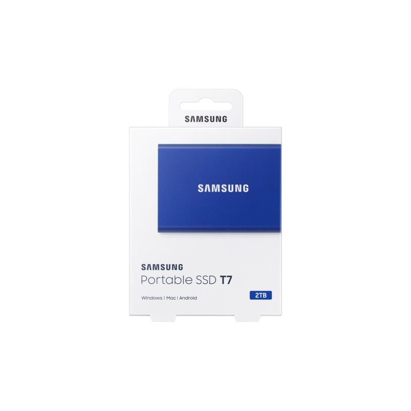 Dysk Samsung SSD T7 Portable 2TB MU-PC2T0H/WW niebieski Dysk Samsung SSD T7 Portable 2TB MU-PC2T0H/WW niebieski