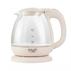 Adler AD 1283C czajnik elektryczny 1 l 900 W Kremowy