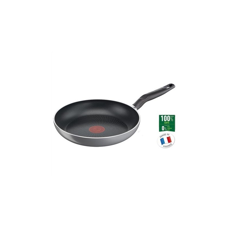 TEFAL | Super start panoramy | C2730653 | Smażenie | Średnica 28 cm | Nadaje się do płyty indukcyjnej | Uchwyt stały | Czarny