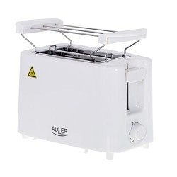 Adler AD 3223 toster 6 2 kaw. 750 W Biały
