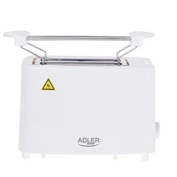Adler AD 3223 toster 6 2 kaw. 750 W Biały