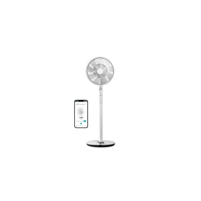 Wentylator Duux Fan Whisper Flex Ultimate Smart Diameter 34 cm, White, Liczba prędkości 30, 3-26 W, Oscylacja