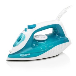 Tristar ST-8300 żelazko Żelazko parowe Płyta ceramiczna 2000 W Turkusowy, Biały