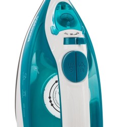 Tristar ST-8300 żelazko Żelazko parowe Płyta ceramiczna 2000 W Turkusowy, Biały