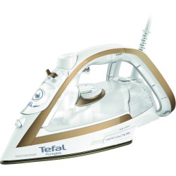 Żelazko parowe TEFAL FV8042E0 Ultimate Pure, 2900 W, Pojemność zbiornika na wodę 270 ml, Ciągła para 50 g/min, Wydajność silnego