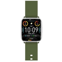 MyPhone Pastelowy Zegarek | Inteligentny zegarek | Dioda AMOLED | 1,75" | Wodoodporny | Srebrny Zielony