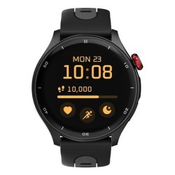 Inteligentny zegarek myPhone z GPS, diodą AMOLED, 1,43 cala, wodoodporny, czarny
