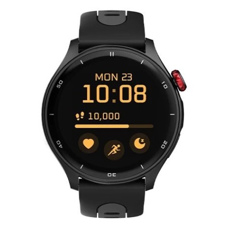 Inteligentny zegarek myPhone z GPS, diodą AMOLED, 1,43 cala, wodoodporny, czarny