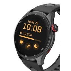 Inteligentny zegarek myPhone z GPS, diodą AMOLED, 1,43 cala, wodoodporny, czarny