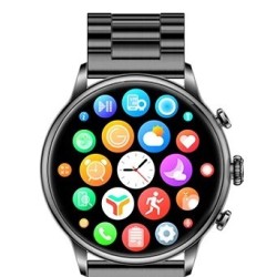 Zegarek myPhone Elegancki 2 | Inteligentny zegarek | Dioda AMOLED | 1,43" | Wodoodporny | Czarny