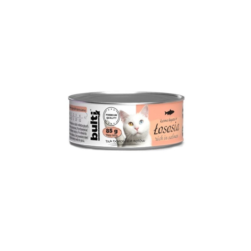 BULTI mielonka bogata w łososia dla kota 85g