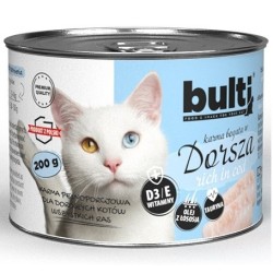 BULTI mielonka bogata w dorsza dla kota 200g