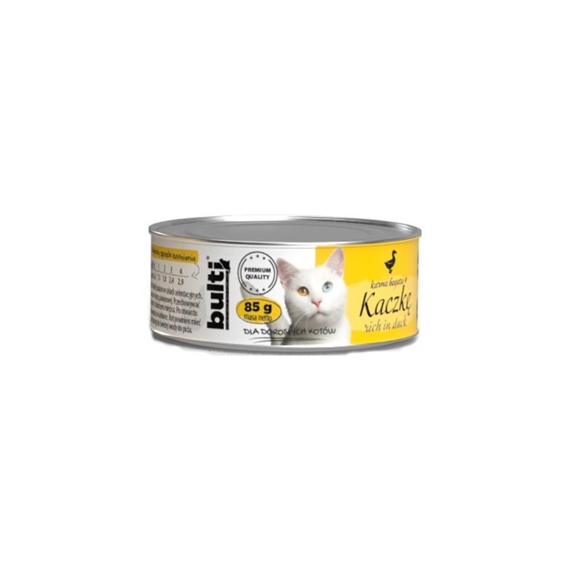 BULTI mielonka bogata w kaczkę dla kota 85g