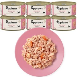Applaws Cat Tin Tuna Fillet with Prawn 6x156g