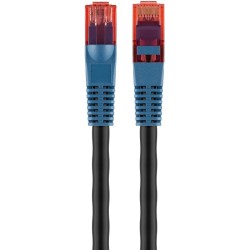 Goobay 94394 kabel sieciowy Czarny 40 m Cat6 U/UTP (UTP)