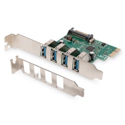 Digitus 4 porty USB 3.0, karta PCI Express