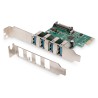 Digitus 4 porty USB 3.0, karta PCI Express