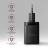 Axagon ACU-PQ20 wall charger QC3.0/AFC/FCP+ PD type-C 20 W - schwarz - USB Typ C Telefon komórkowy, Smartfon, Smartwatch,