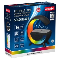 Lampka muzyczna LED Activejet AJE-SOLO RGB Black