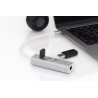 Digitus 3-portowy hub USB 2.0 i adapter LAN Fast Ethernet ze złączem Type-C™