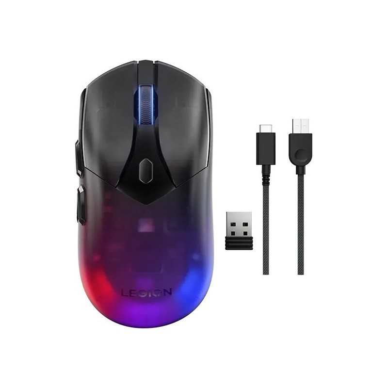Lenovo Legion M410 myszka Gaming Oburęczny RF Wireless + USB Type-C Optyczny 16000 DPI Lenovo Legion M410 myszka Gaming Oburęczny RF Wireless + USB Type-C Optyczny 16000 DPI