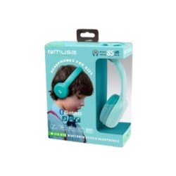 Muse M-215 BTB słuchawki/zestaw słuchawkowy Bezprzewodowy Opaska na głowę Muzyka Bluetooth Niebieski