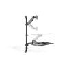 DIGITUS RAMIĘ NAŚCIENNE POJEDYNCZE LCD+KLAWIATURA MAX.32" MAX. 8KG UCHYLNO-OBROTOWE 360° (PIVOT) DA-90372