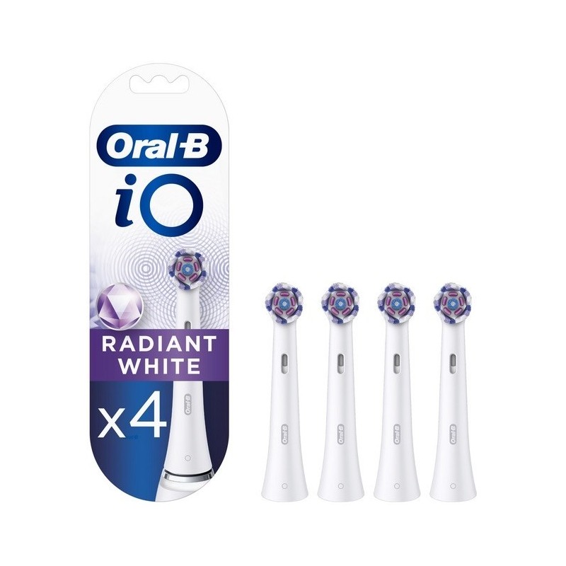 Końcówki do szczoteczek ORAL-B Braun iO Radiant 4 sz biel Końcówki do szczoteczek ORAL-B Braun iO Radiant 4 sz biel