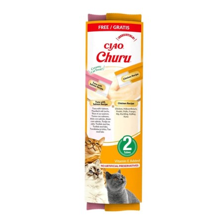 INABA CAT CHURU SNACK PUREE przysmak dla kota 2x14g