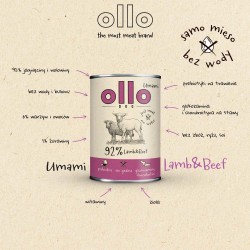 Ollo Umami Jagniecina i Wołowina 850g
