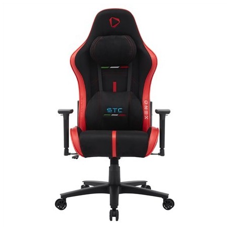 Onex AirSuede | Jednostajny | Fotele gamingowe | STC Alcantara L Series | /Czerwony