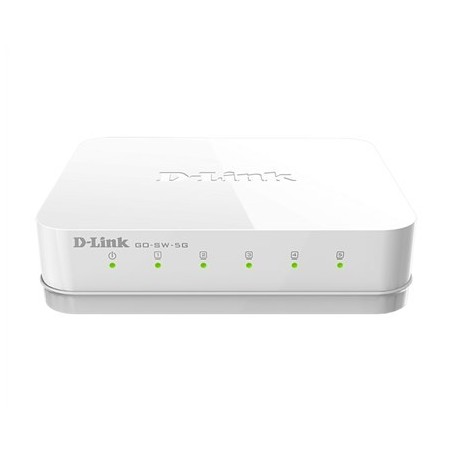 D-Link GO-SW-5G switch niezarządzalny Gigabit Ethernet (10/100/1000) Biały