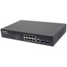 Intellinet 561167 łącza sieciowe Zarządzany Gigabit Ethernet (10/100/1000) Obsługa PoE Czarny
