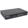Intellinet 561167 łącza sieciowe Zarządzany Gigabit Ethernet (10/100/1000) Obsługa PoE Czarny