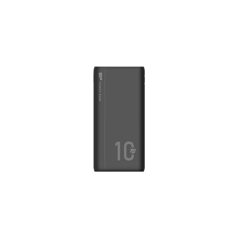 Powerbank SILICON POWER QP15 10000 mAh 2x USB QC 3.0 1x USB-C PD (SP10KMAPBKQP150K) Czarny Powerbank SILICON POWER QP15 10000 mAh 2x USB QC 3.0 1x USB-C PD (SP10KMAPBKQP150K) Czarny