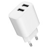 GEMBIRD 2-PORTOWA ŁADOWARKA SIECIOWA 2X USB-A, BIAŁA