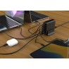 GEMBIRD 6-PORTOWA SZYBKA ŁADOWARKA SIECIOWA GAN (PD) 6XUSB (2X USB-A + 4X USB-C), 75W, CZARNA