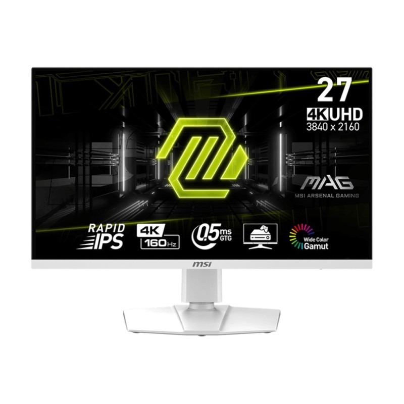 MSI MAG 274URFWDE monitor komputerowy 68,6 cm (27") 3840 x 2160 px 4K Ultra HD Biały MSI MAG 274URFWDE monitor komputerowy 68,6 cm (27") 3840 x 2160 px 4K Ultra HD Biały