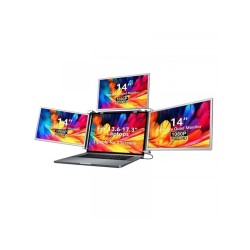 EXTRALINK SMART LIFE 14" 3-SCREEN MONITOR FOR LAPTOPS