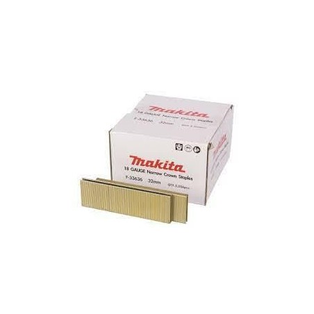MAKITA ZSZYWKI 18GA 5,7x32mm /5056szt. OCYNKOWANE