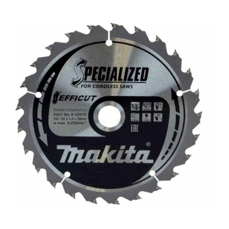 Makita piła tarczowa 165x20x24z zestaw 5 sztuk